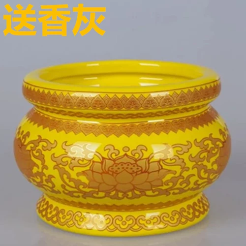 Буддийские поставляют керамические ароматные ароматные ароматные ароматные ароматы, не -слова, золотые лото