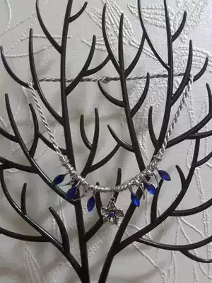 Chinese style national style necklace fashion rhinestone rose plum blossom short refining summer and autumn pop neck neck chain sweater refining