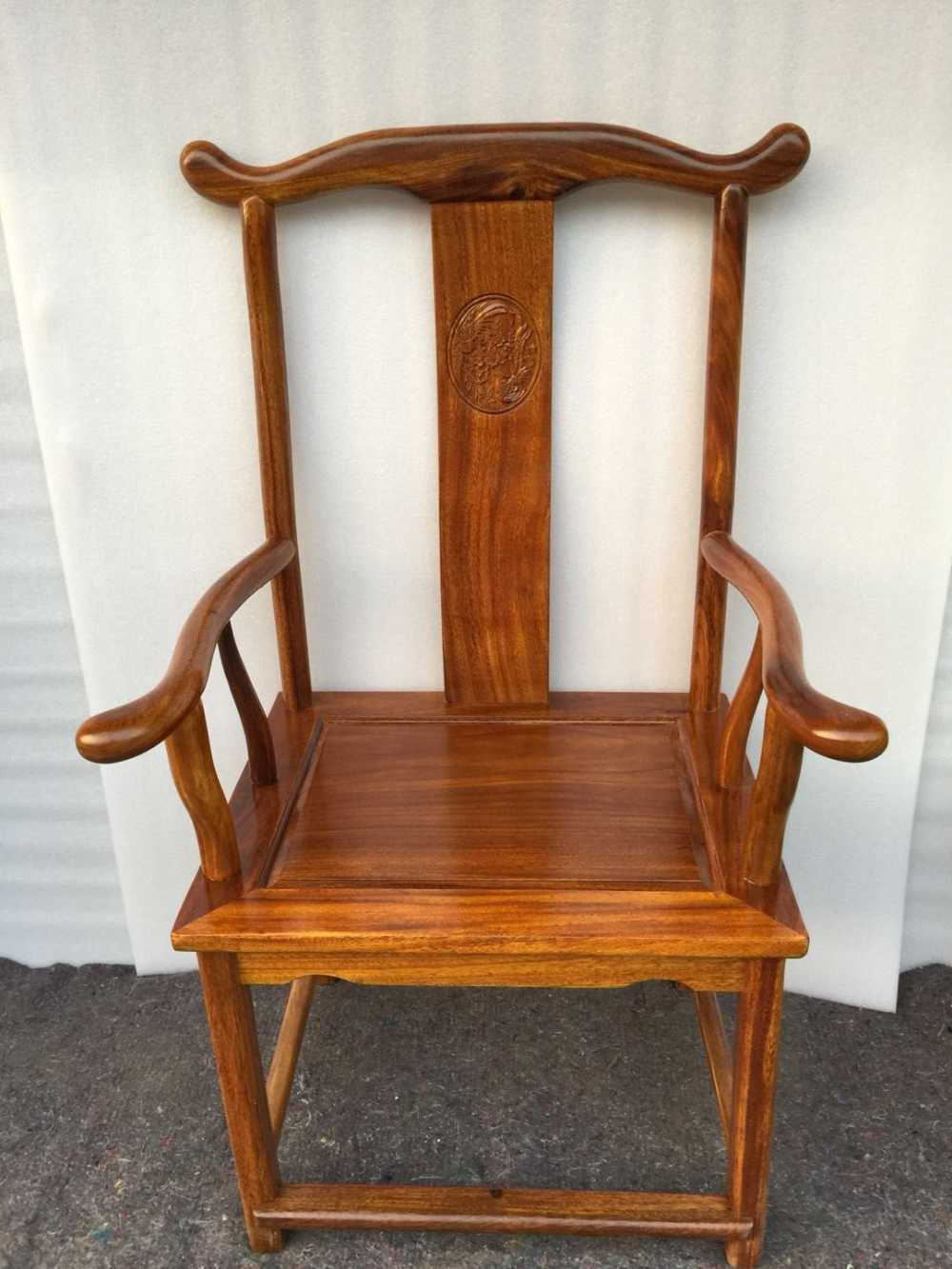 Okan Solid Wood Armrest Backwood Taiwan Chair Antique Chinese Presidential Chair Chair Okan Chair