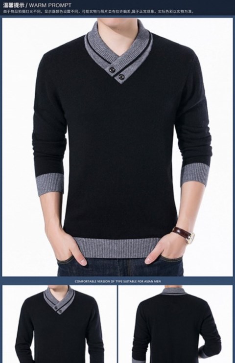 Áo len nam 2018 dày mới cho nam áo len trẻ trung - Hàng dệt kim quần áo unisex