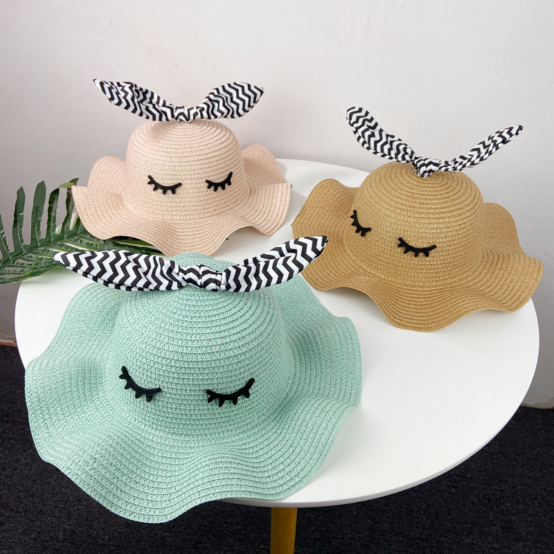 Girl'S Cute Cartoon Straw Hat display picture 1