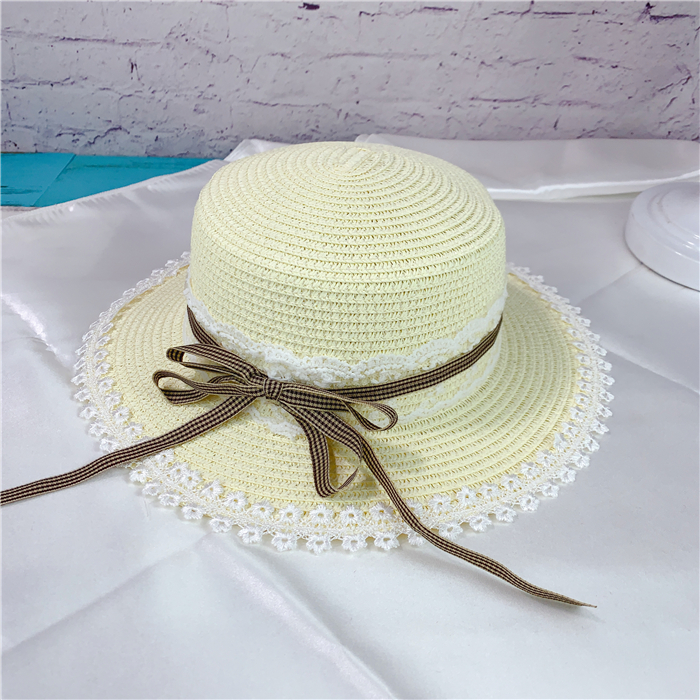 Women's Pastoral Bow Knot Big Eaves Sun Hat display picture 3