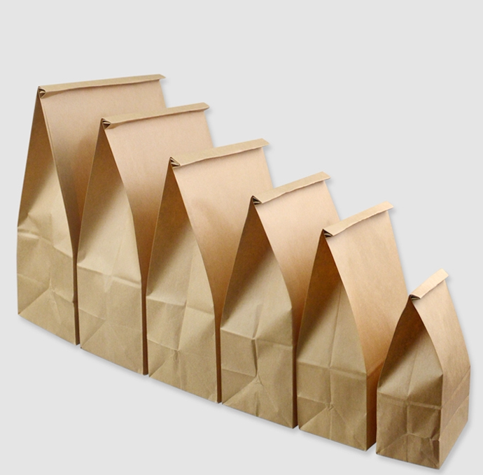 Food Paper Bags Packing Kraft Paper Bags Disposable Baking Paper Bags Kenderky Takeaway Bags Toast Bread Bags set to do