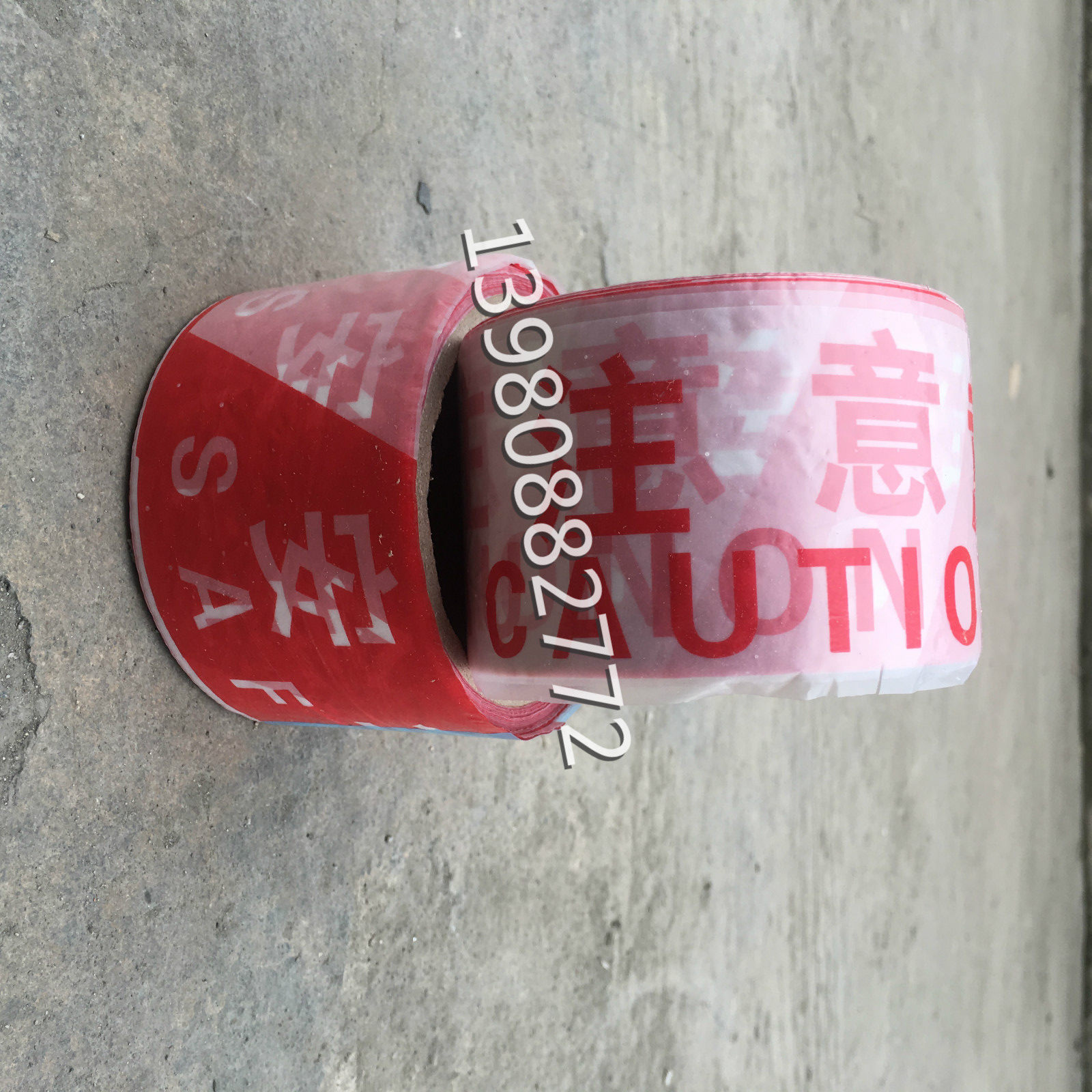 The value of disposable isolation belt alarm belt construction red and white protective tape for Longsanda traffic