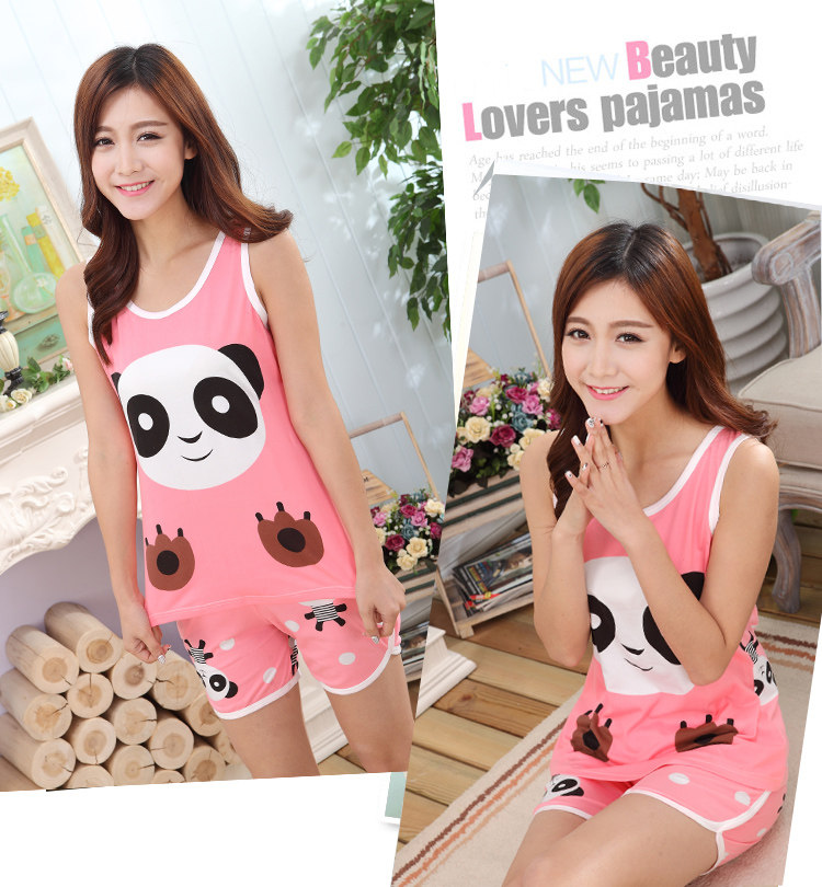 Pyjama pour femme en Coton à sling - Ref 2997620 Image 52