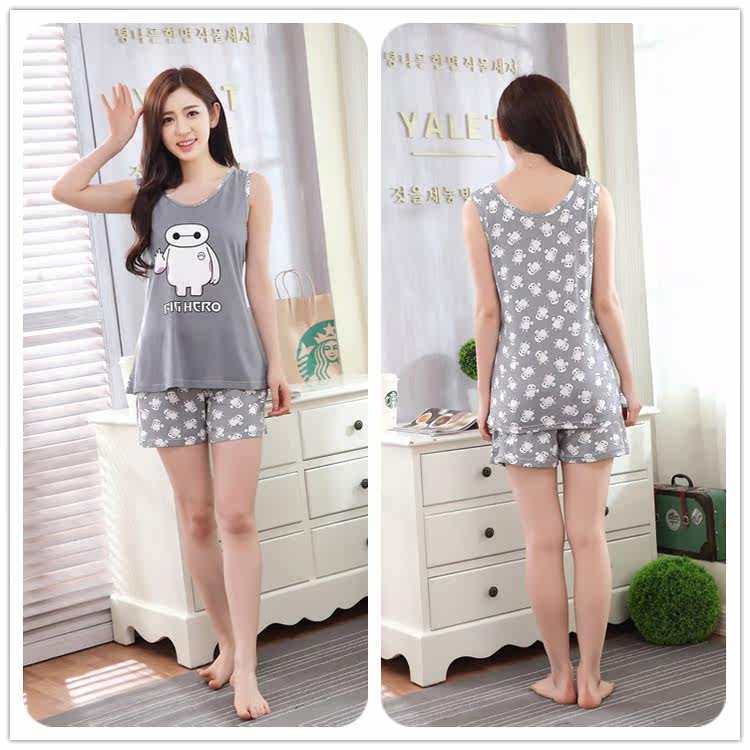 Pyjama pour femme en Coton à sling - Ref 2997620 Image 73