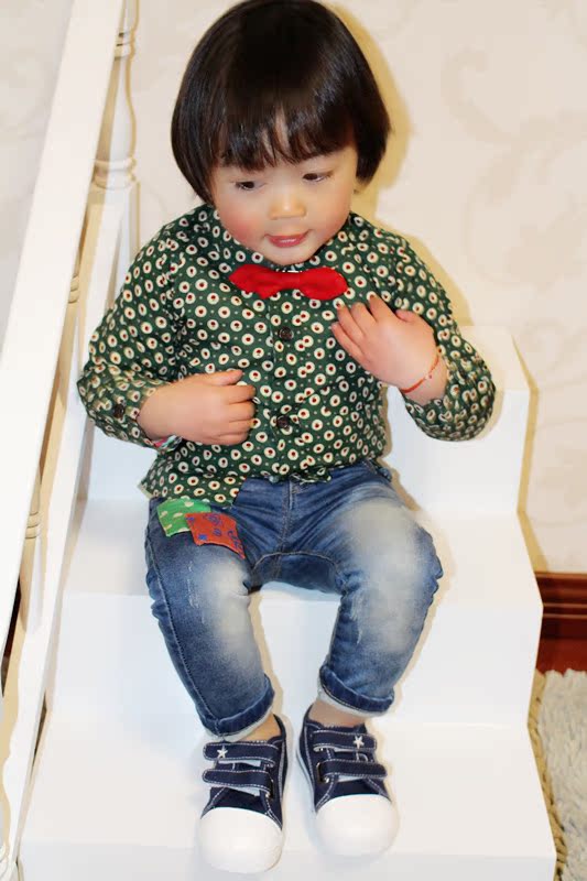 Chemise enfant à manche longue en coton - Ref 2083958 Image 15