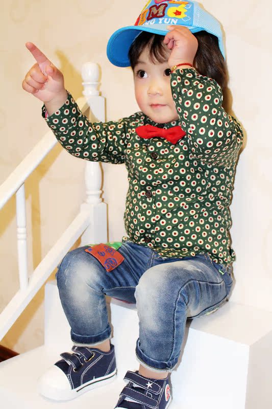 Chemise enfant à manche longue en coton - Ref 2083958 Image 22