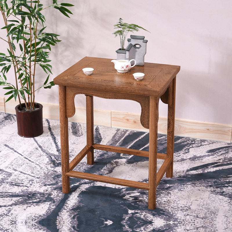 Red Wood Furniture Chicken Wings Wood Small Tea Table Imitation Ancient