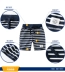 Quần áo trẻ em Hàn Quốc 2019 hè bé trai mới năm điểm ở giữa quần short cotton bé trai quần sọc trẻ em giản dị - Quần quần nhung bé gái Quần