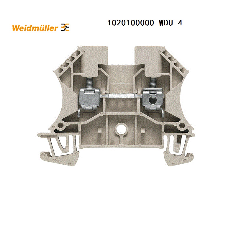 Weidmüller WDU4 wiring end subtable rail terminals 1020100000