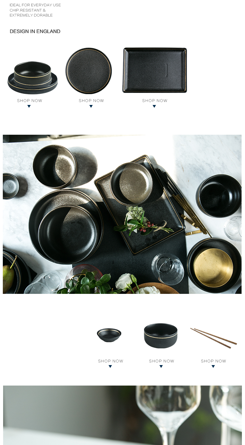 And global up phnom penh dish suit creative ceramic tableware home dinner dish dish dish dish Nordic cutlery sets