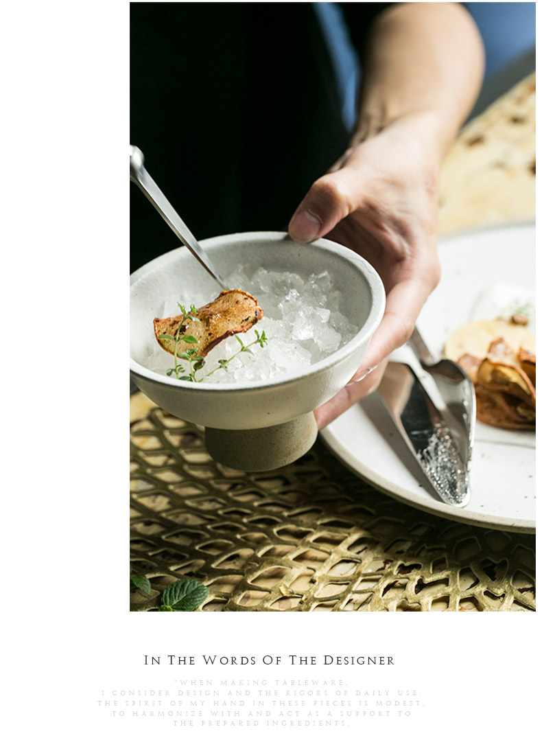Platter and west pot dish plates European household ceramics steak plate restaurant circular plate dessert plate tableware