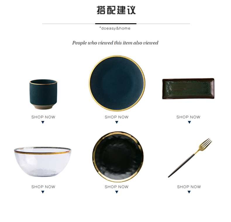 And creative ceramic jade kirin strip plate flat cake dessert plate food sushi plate tableware cold dishes