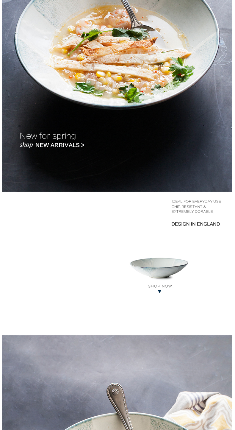 And HD Japanese coarse pottery fruit salad bowl hat to bowl of restoring ancient ways household creative ceramic bowl of soup bowl rainbow such use