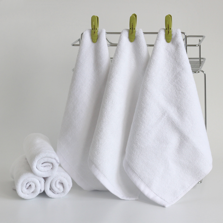 Beauty Salon, Barber Shop, Club White Towel, Shaving Square Towel, Hotel Foot Massage Towel, Pure Cotton Square Towel, Absorbent