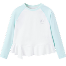 Moisture-absorbing and sweat-wicking] minipeace Peacebird childrens clothing girls long-sleeved T-shirt childrens sports autumn tops new style