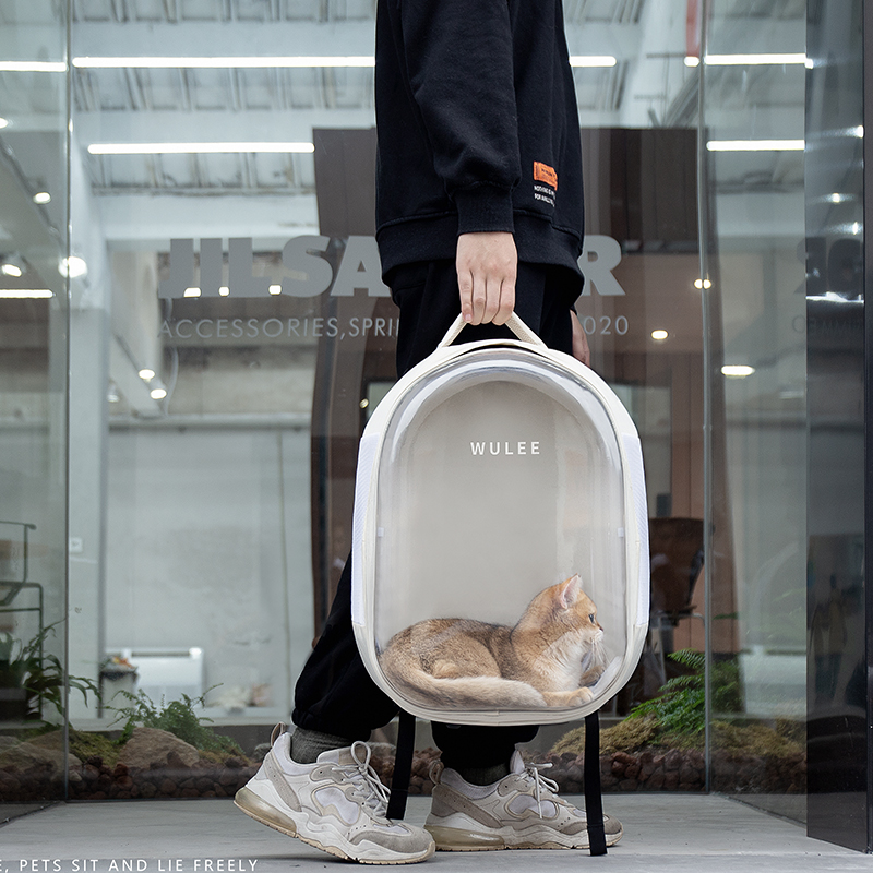 Wuli WULEE Interstellar MIAO cat pet backpack portable breathable out portable cat space capsule cat school bag