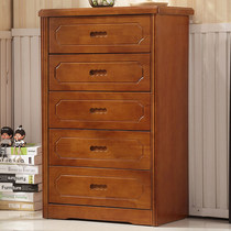 Solid wood chest of drawers three four five chest of drawers combination