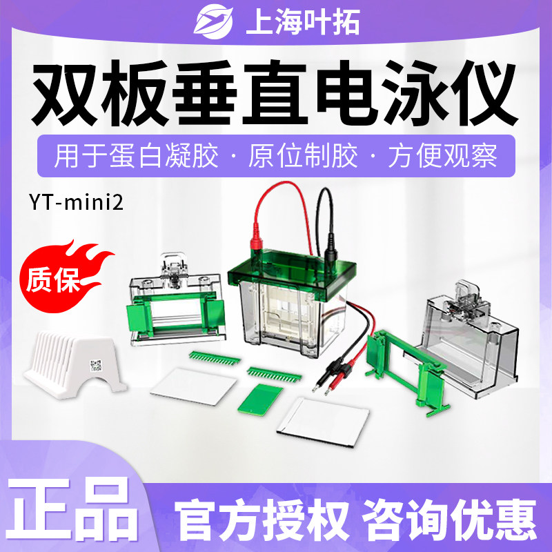 上海叶拓蛋白电泳仪YT-MINI2/MINI4/可搭配电源DYY-6C/6D