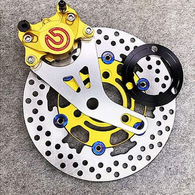 Domestic Brembo small crab calipers set of electric motorcycle 220 rear disc brake kit rear calipers aircraft sound brake disc - Taobao