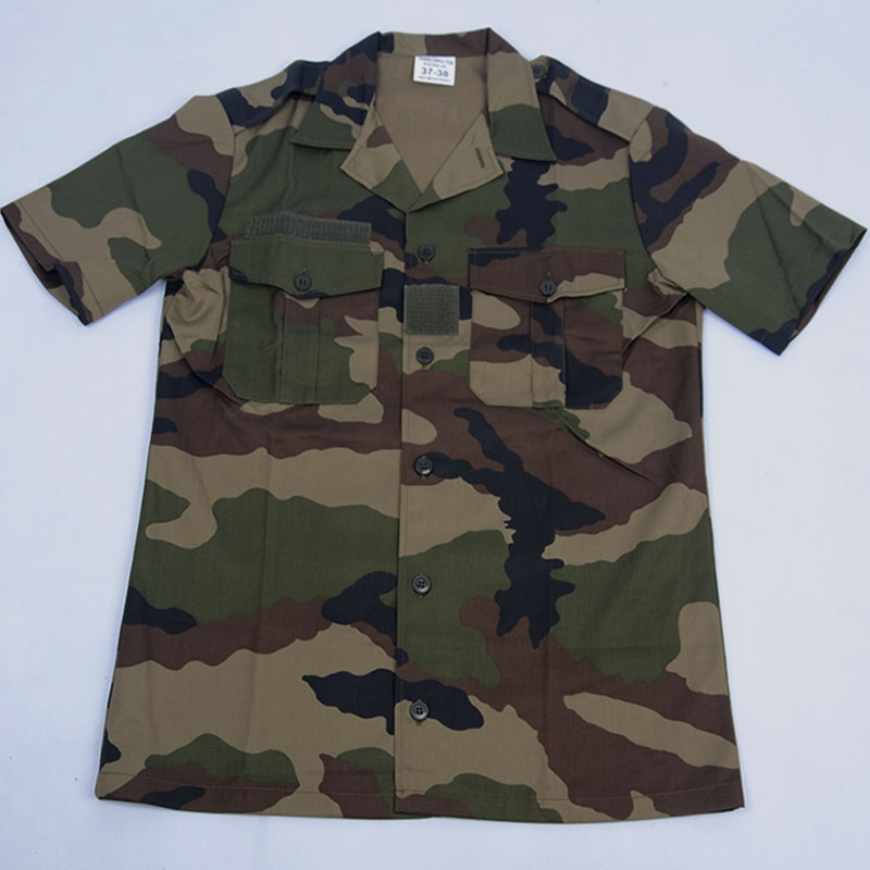 French Army Public French Foreign Legion Army version F2 jacket short sleeve shirt CE camouflage non-cottage defective