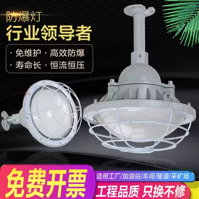 National standard LED explosion-proof light IICT6 Warehouse plant explosion-proof gas station waterproof and dust-proof workshop explosion-proof lighting