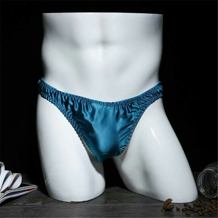 Panties Male sensation transparent mulberry silk male style minimalist low waist dpants smooth face Comfortable Breathable Genuine Silk Pants Head