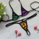 Sexy phụ nữ thong trong suốt cám dỗ ren bronzing ren kích thước lớn ba điểm bikini bằng sáng chế da phù hợp với phụ nữ - G-string