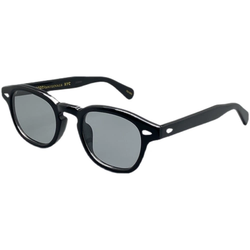 Москот Масте, светлые серые солнцезащитные очки мужской ретро черный лемтош