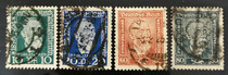 German 1924 Universal Postal Union 50 Years Dr. Stephen 4 sold out with different stamps