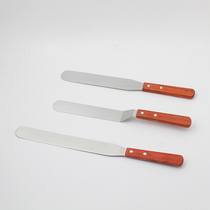Stainless steel cream spatula cake spatula butter knife demoulding knife straight kiss knife baking tool