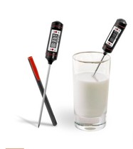 Household kitchen food thermometer oil temperature milk powder water temperature liquid food electronic thermometer probe type