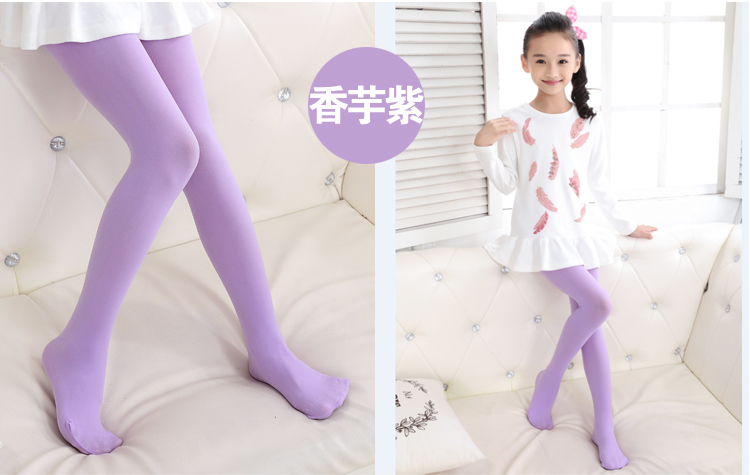 Cô gái pantyhose trẻ em vớ nhảy vớ trắng cô gái xà cạp mùa xuân và mùa hè phần mỏng bé vớ