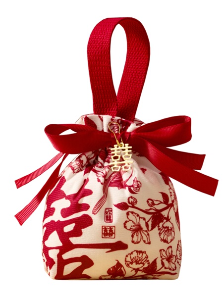 2026 New Wedding Candy Bags, Wedding Gift Boxes, High-End Hand-Held Candy Cloth Bags, No-Fold Empty Boxes