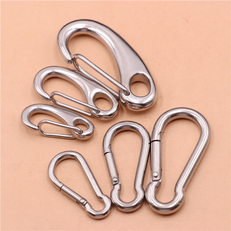 304 stainless steel locked car keys climbing shrimp knock - up knuckle knuckle outdoor equipment