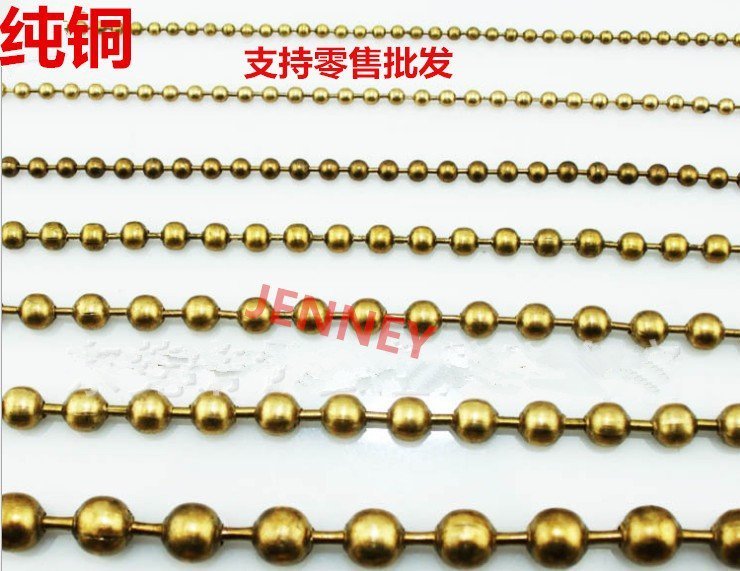 Accessories DIY Ornaments Materials Accessories Handmade Strings Beads Brass Beads Bracelet DDIY Accessories Wallet Chain