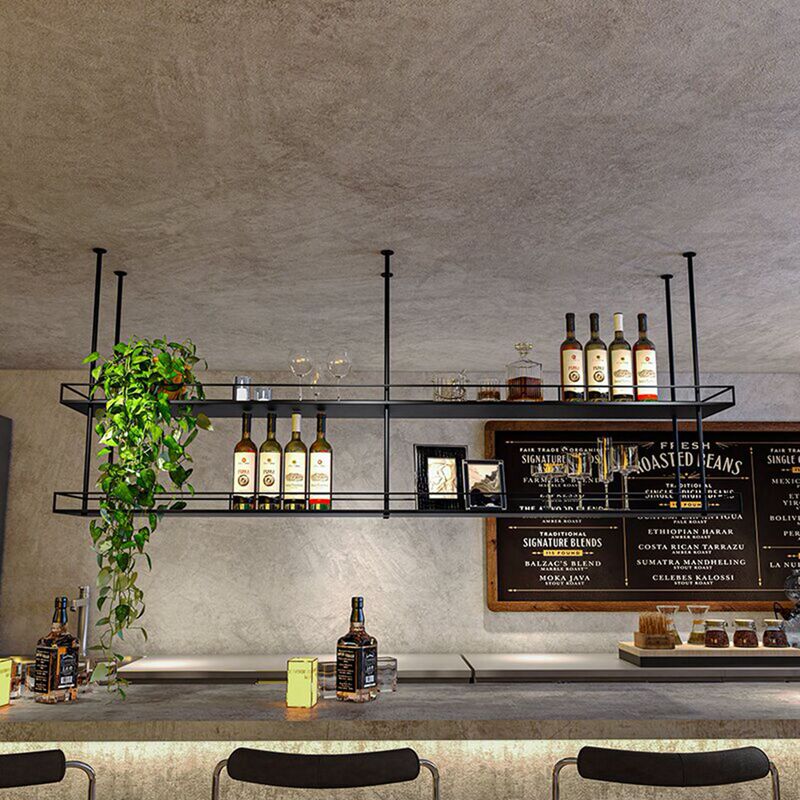 Industrial Style Metal Partition Hanging Rack Storage Shelf Bar Counter Kitchen Suspended Ceiling Hanging Cabinet Wine Rack Ceiling Suspended Industrial Style Metal Partition Hanging Rack Storage Shelf Bar Counter Kitchen Suspended Ceiling Hanging Cabinet Wine Rack Ceiling Suspended