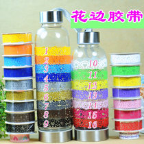 Lace Tape Sticker diy Hollow Tape Sticker Paper Decorative Tape Brown Silver White Black Lace Sticker