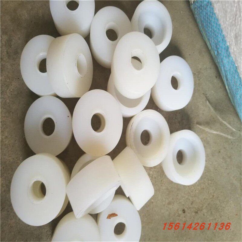 MC nylon wheel oily blue beige insulation toughness good 1010 nylon 66 machined plastic nylon wheel-Taobao