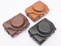 Suitable for Sony camera bag RX100 leather case black card DSC-RX100 special bag 1-5 generation General