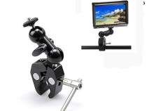 Monitor bracket SLR camera magic arm Universal bracket strange hand hot shoe ball head small monster hand double ball