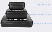 Applicable to gopro8 7 6 5 storage bag small ant 4K Dajiang spirit eye sports camera portable protection bag accessories