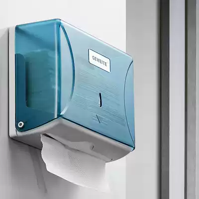 Punch-free wall-mounted sanitary paper box hotel toilet toilet tissue box cosmetic room kitchen waterproof sanitary carton