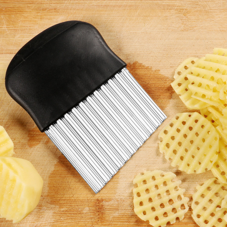 Fruit and vegetable wave knives Potatoes Corrugated mesh artichokes Potato Fries Fries Frieters Creative Water Fruit Knife Master Kitchen Knife