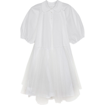 Parent-child clothing] Jiangnan Buyi childrens clothing mesh dress summer doll collar princess dress girls jnbybyjnby