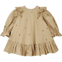 Пот не прилипает к телу] Jiangnan Buyi детская одежда осеннее кружевное платье с длинными рукавами для девочек и детей jnbybyjnby