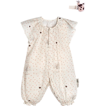 New Jiangnan Buyi baby suit short-sleeved jumpsuit cute hair accessories for girls and babies 24 spring jnbybyjnby
