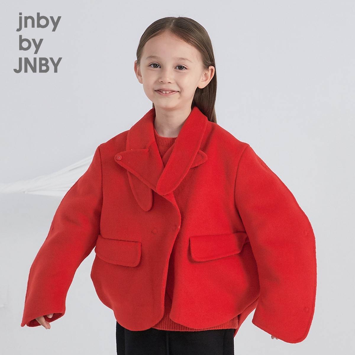 New Year Red] Jiangnan cloth children's clothing winter discount girls warm soft design Children's wool coat coat coat