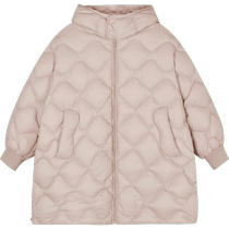 Jiangnan Buyi Childrens Clothing] Winter down jacket mid-length loose casual comfortable and warm for boys and girls jnbybyjnby